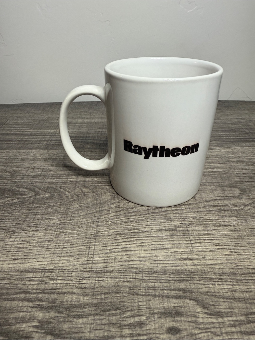 White Ceramic Coffee Mug with Logo